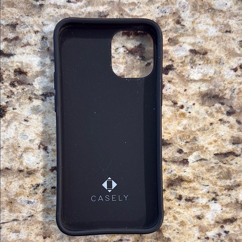 Casely Stepping Up Geometric Pink and Black Phone Case iPhone 12 mini - Picture 2 of 2